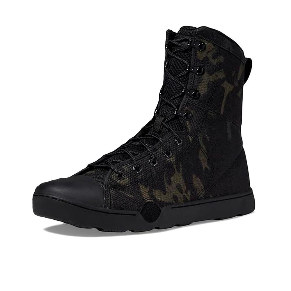 ALTAMA UNISEX MARITIME ASSAULT 8" TACTICAL BOOTS WITH DRAINAGE PORTS,BLACK, 15,